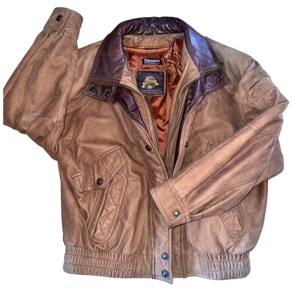 Thinsulate by Wilson’s leather adventure bound leather jacket
